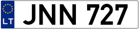 Truck License Plate